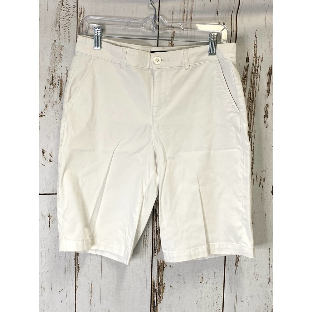 NYDJ Bermuda 11 Inch Twill Shorts - Picture 5 of 10